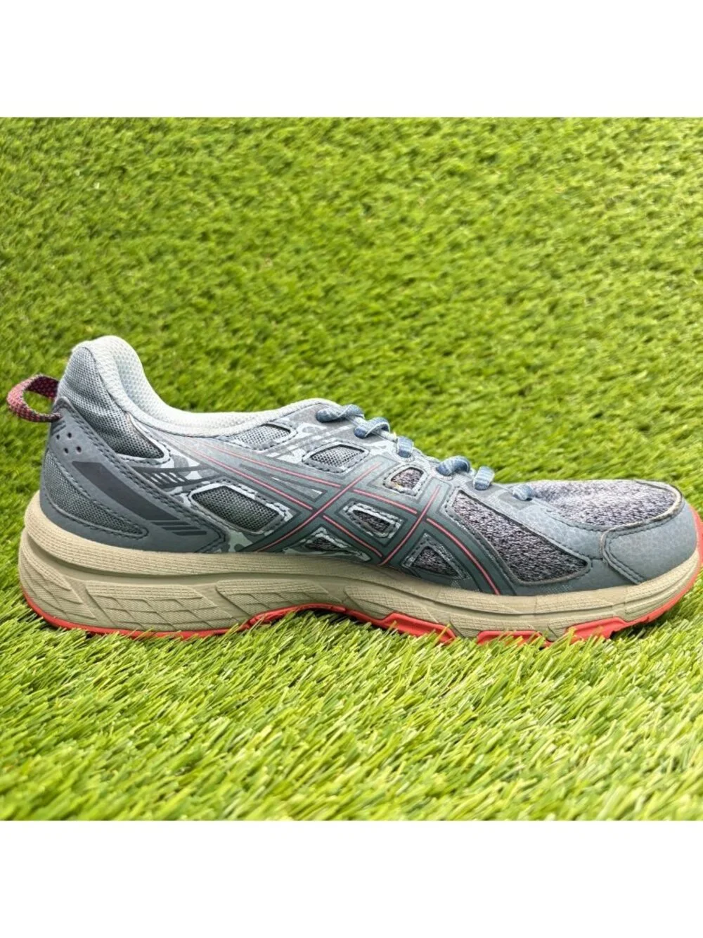 Asics Gel-Venture 6 Womens Size 8 Blue Pink Athletic Running Shoes Sneakers